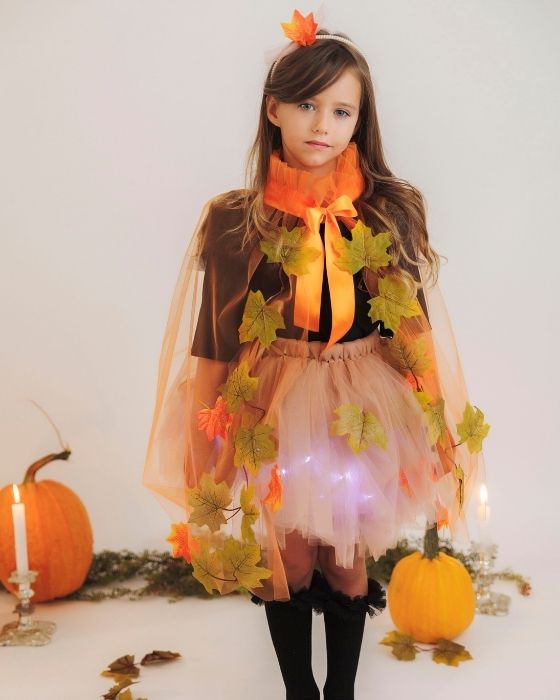 Costum Maro cu Frunze, Zâna Toamnei, 2 Piese