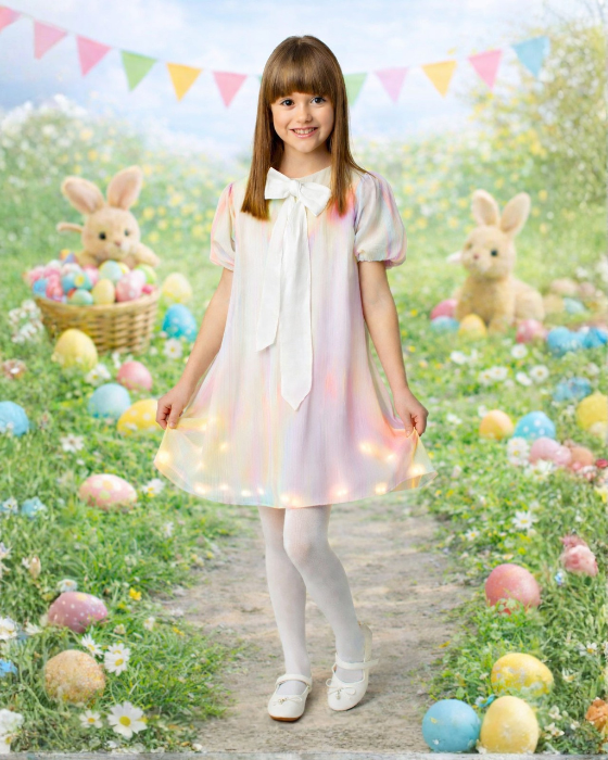 Rochița Curcubeu cu Fundiță, de Școală / Grădiniță