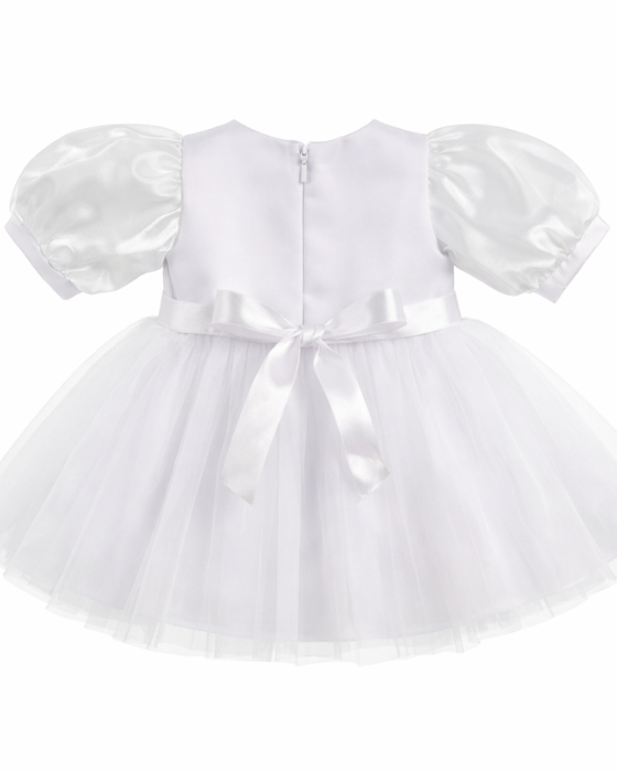 Baptism Dress, with Lights, White