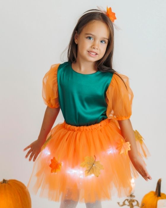 Costum cu Frunze, pentru Festivalul Toamnei, 2 Piese