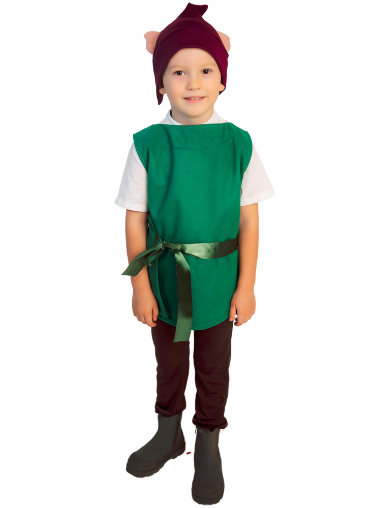 Costum de Vânător / Pitic Verde - Mutulică