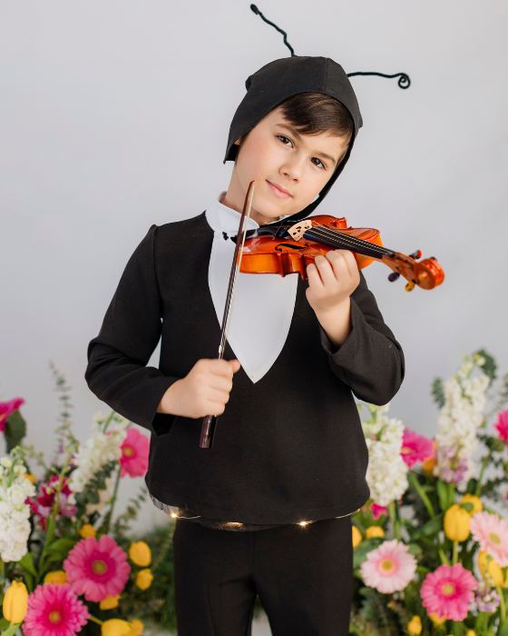 Costum de Greiere / Furnică Băiat cu Luminițe 3 piese, Serbare Regele Toamnei