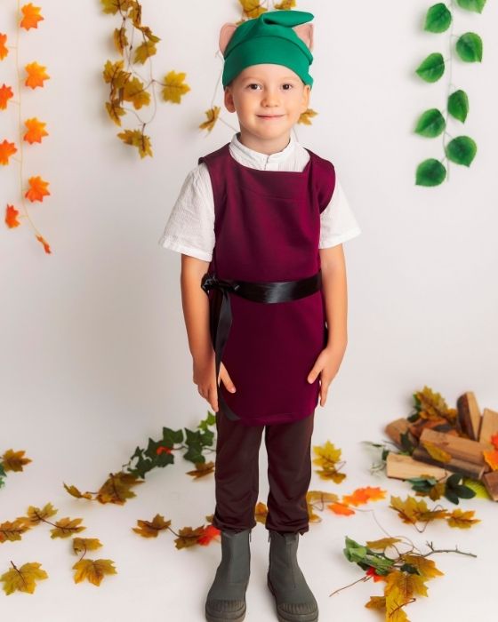 Costum de Pitic Mov, Elf, Spiriduș