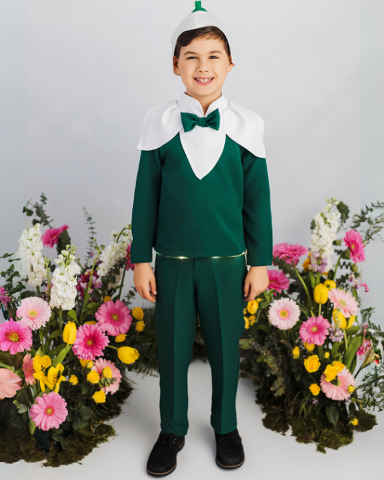 Costum de Ghiocel Băiat cu Luminițe 3 piese, Serbarea Primăvară