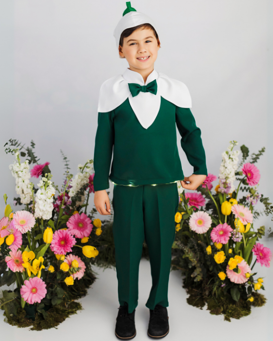 Costum de Ghiocel Băiat cu Luminițe 3 piese, Serbarea Primăvară