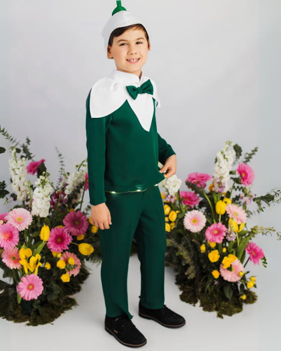 Costum de Ghiocel Băiat cu Luminițe 3 piese, Serbarea Primăvară
