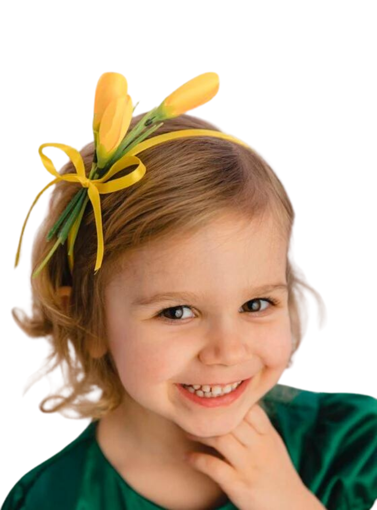 Yellow Flower Headband