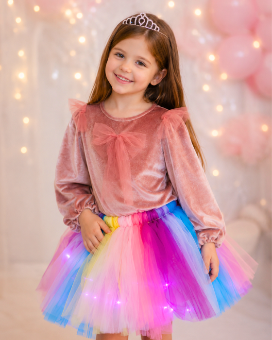 Costum 3 Piese, Curcubeu de Printesa