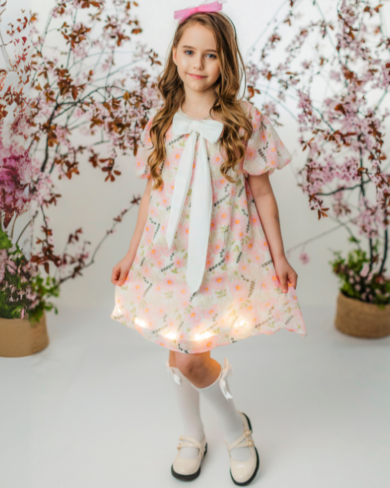Floral Print School/Kindergarten Dress