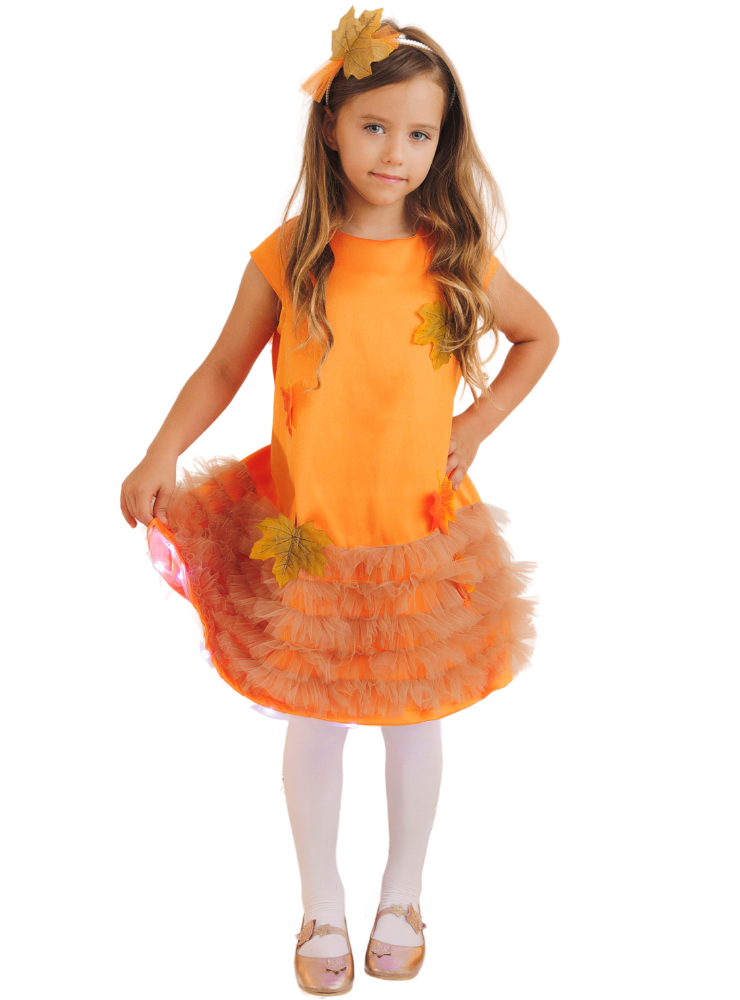 Rochița de Toamnă Perfectă pentru Serbare, Frunze