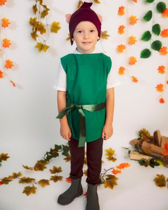 Costum de Vânător / Pitic Verde - Mutulică