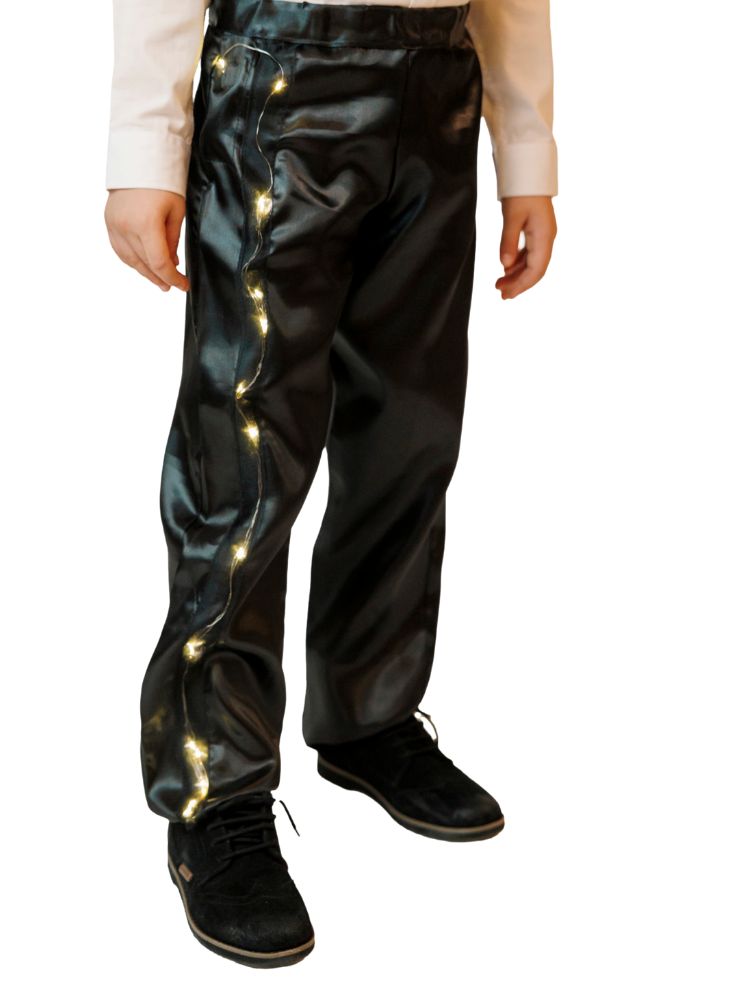 Pantaloni Negri cu Luminițe, Greiere, Licurici, Bondar