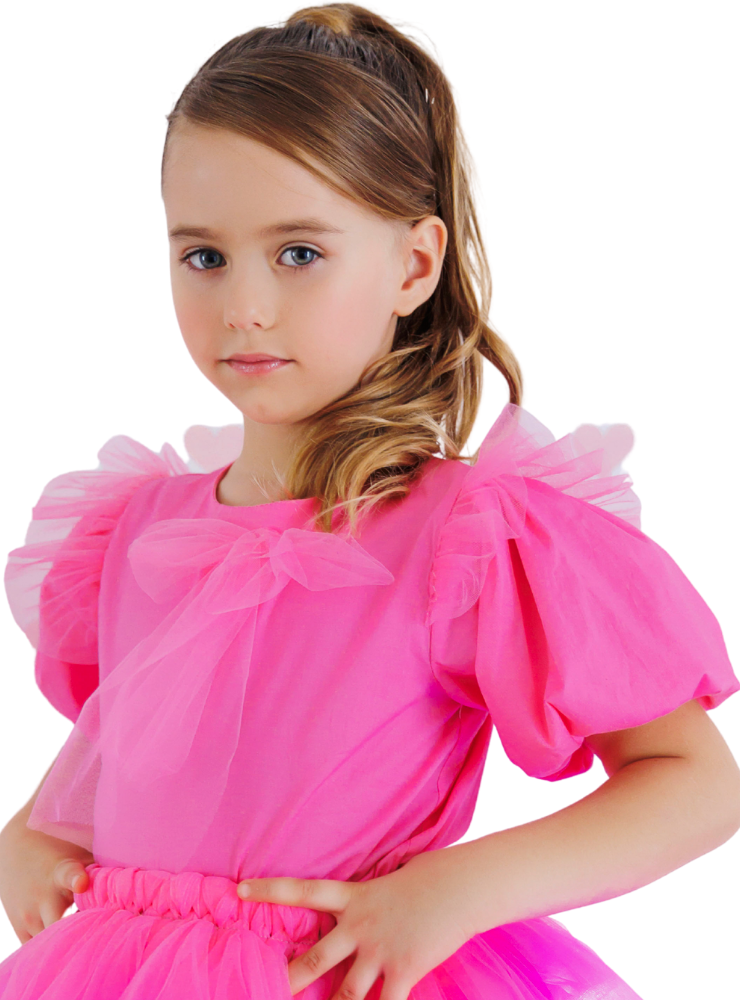 Princess Blouse, Candy Pink, Cotton