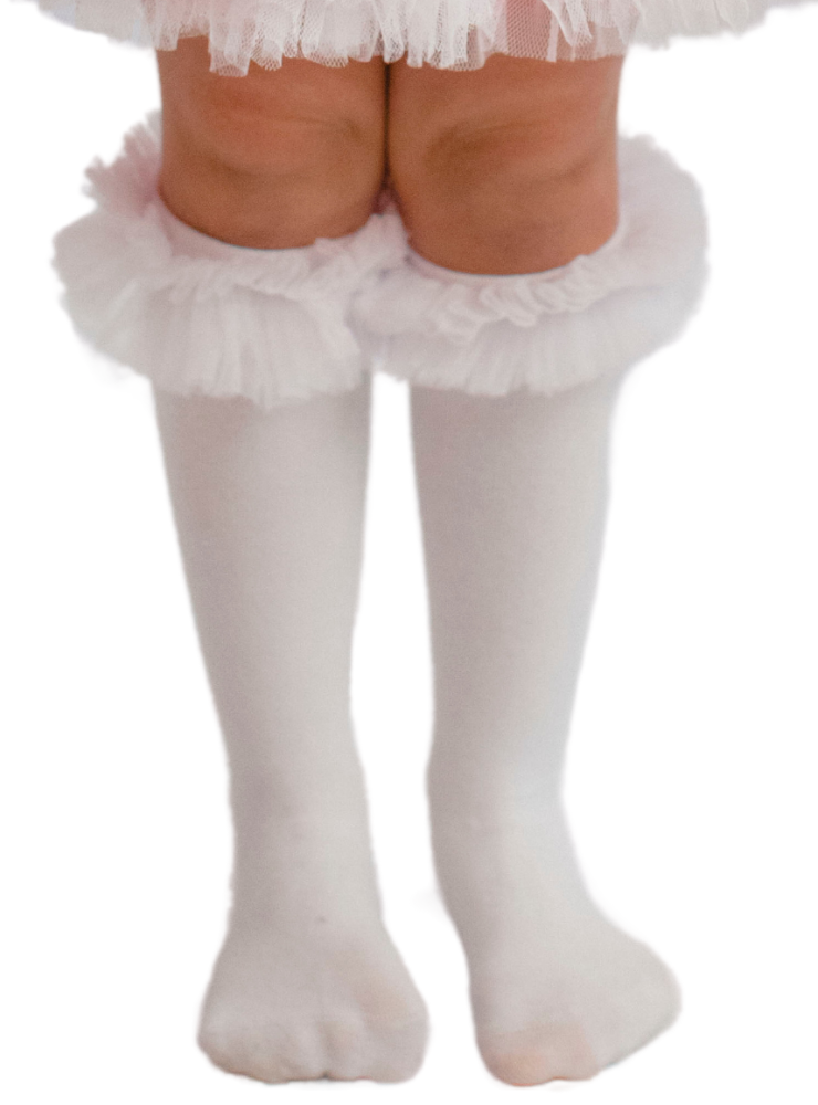 Șosețele cu Volănașe din Tulle Alb, Școală / Grădiniță