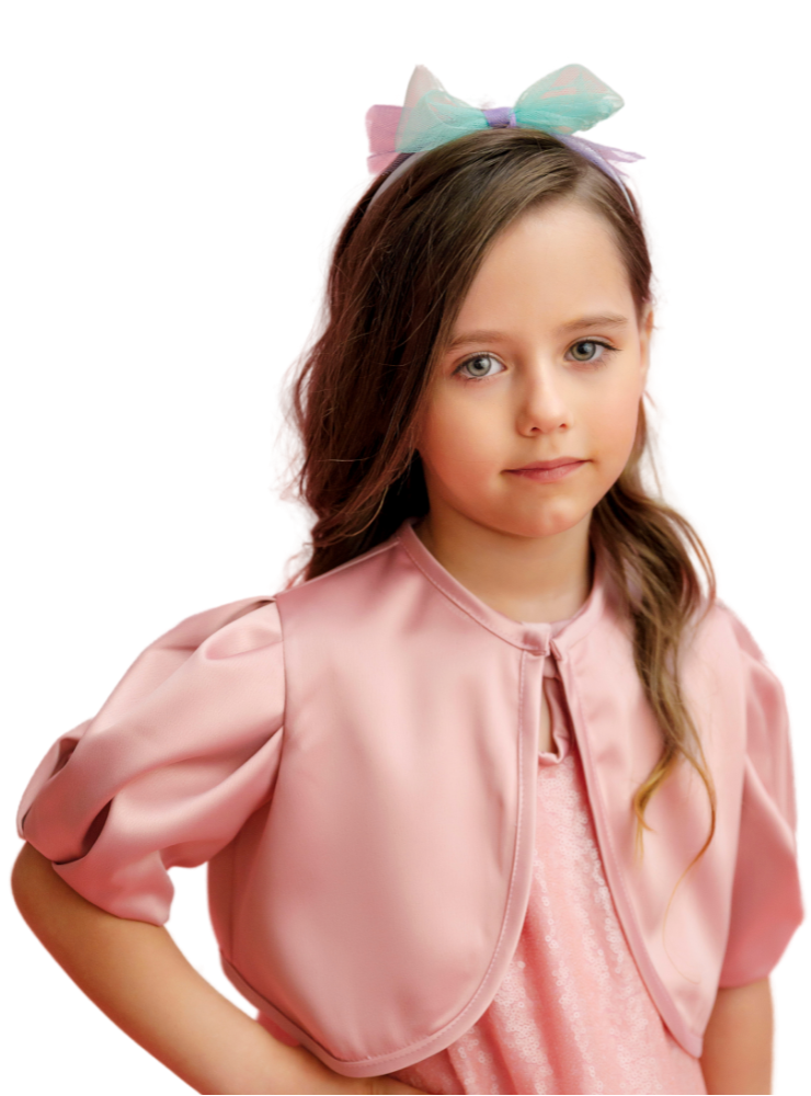 Bolero copii de Ocazie, de pus pe deasupra, Roz