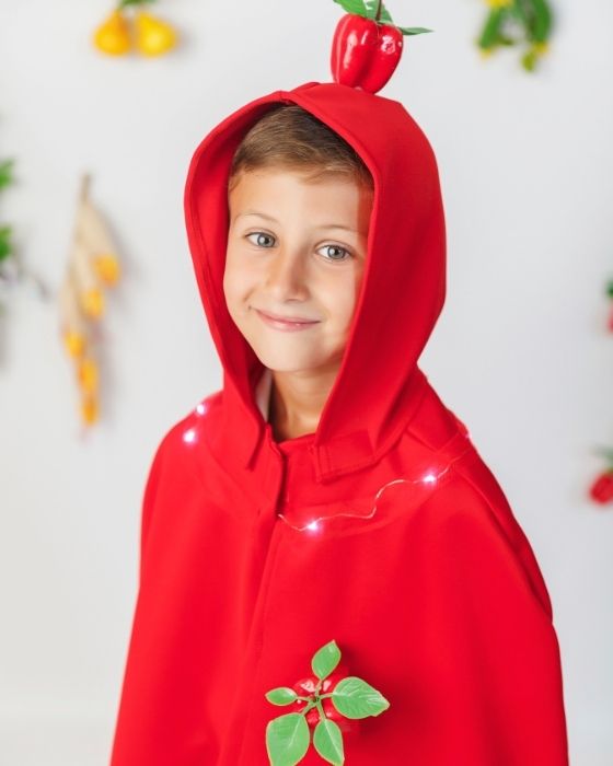 Costum de Gogoșar / Ardei Gras, Cu Luminițe, Universal, Toamnă, regele Toamnei Legume