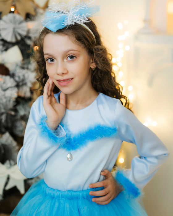 Bluzița Bleu de Prințesă Elsa