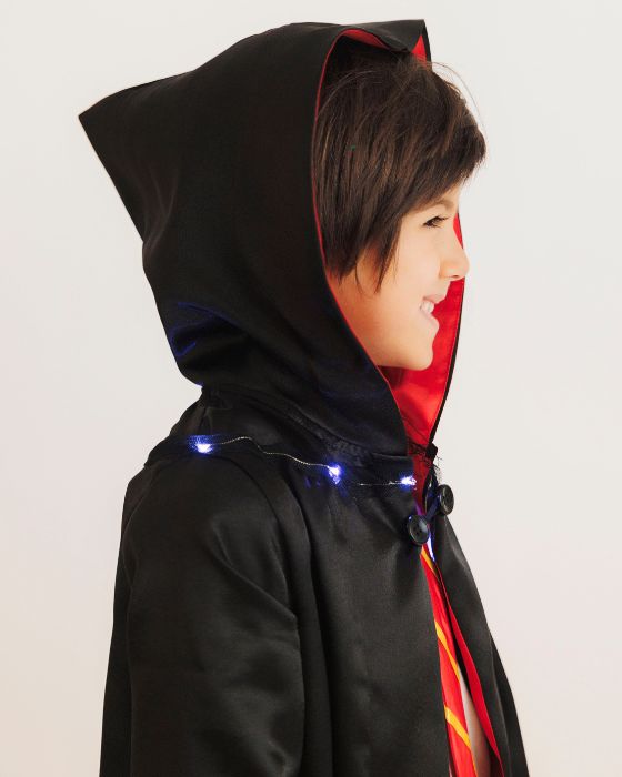 Pelerină cu Luminițe, Magician, Halloween, băiat / Halloween