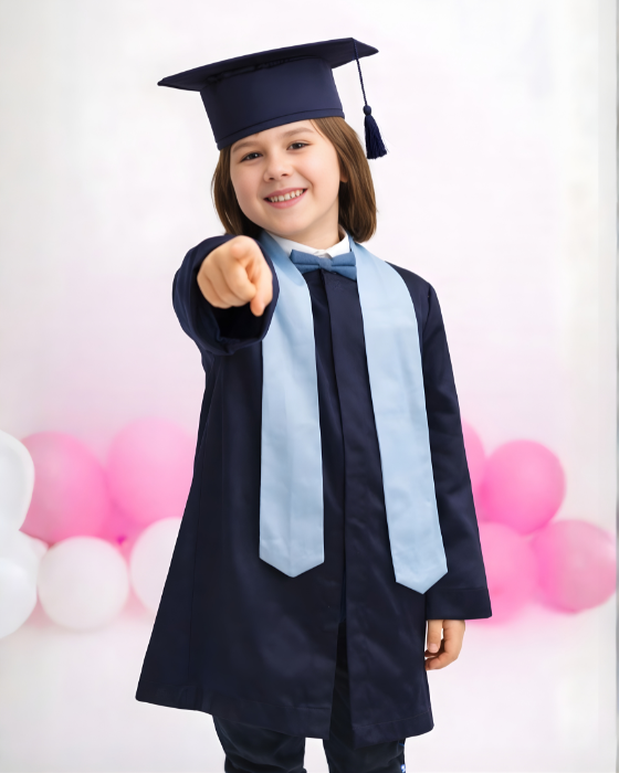 Set de Absolvire Bleumarin, Adio Grădiniță și Absolvire Școală