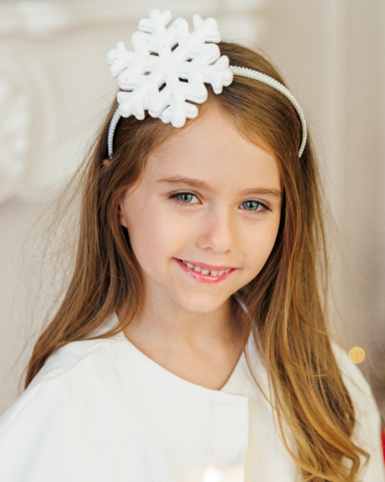 Bentiță de Fulg de Nea, de Fetiță, Premium