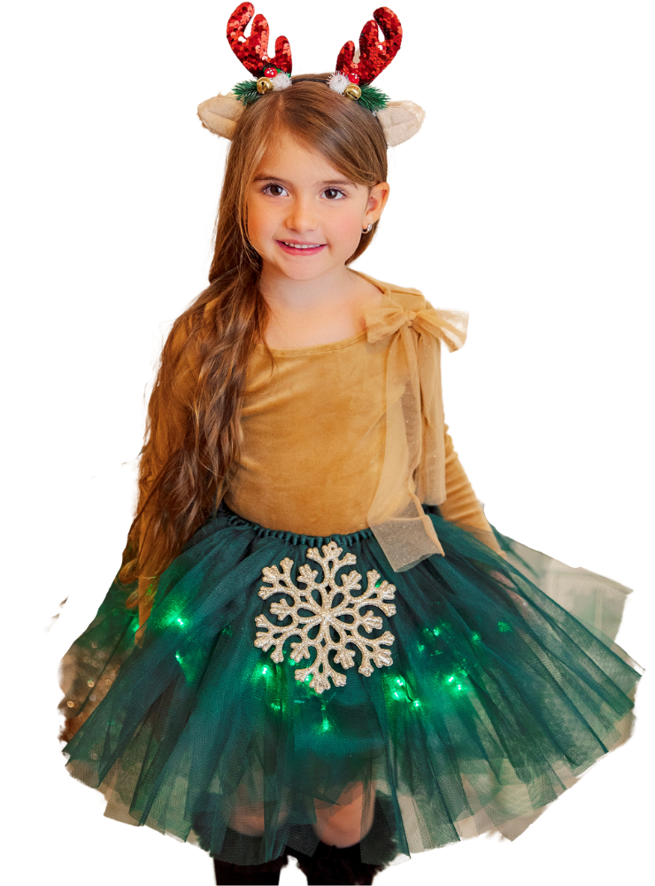 Fustița cu Luminițe, Verde Iarba de toamna