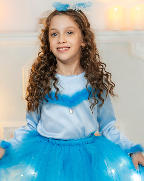 Bluzița Bleu de Prințesă Elsa