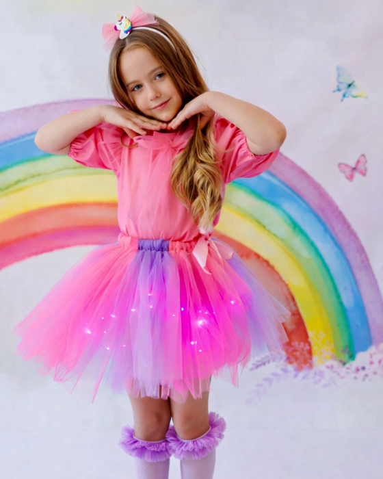 Sparkle Skirt, Unicorn Soft Tulle Base