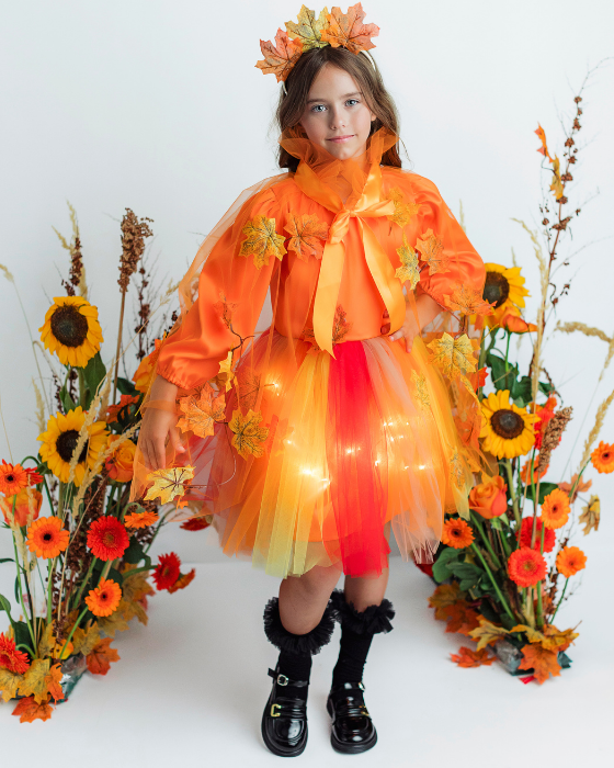 Autumn Fairy Complete Costume, 4 pieces