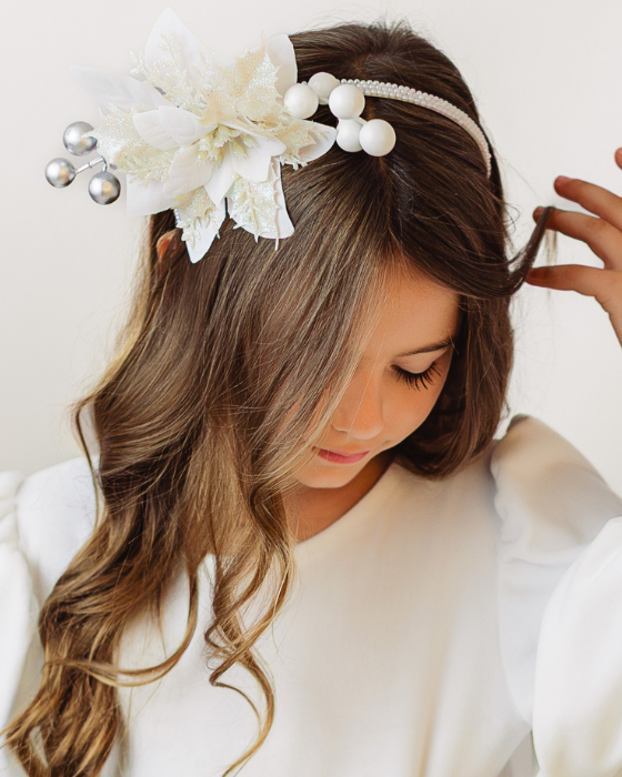 Bentita Regina Iernii cu Floare de Gheata