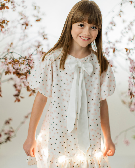 Rochița cu Luminite si Floricele vesele de Școală / Grădiniță