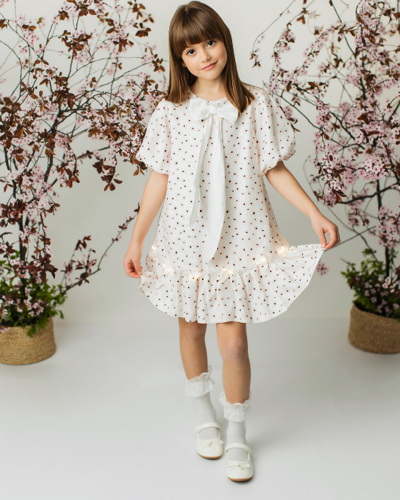 Rochița Albă de Bumbac de Școală / Grădiniță