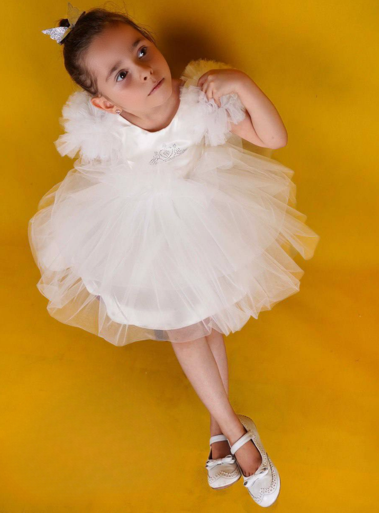 Rochița Albă de bebe, 12-18 luni