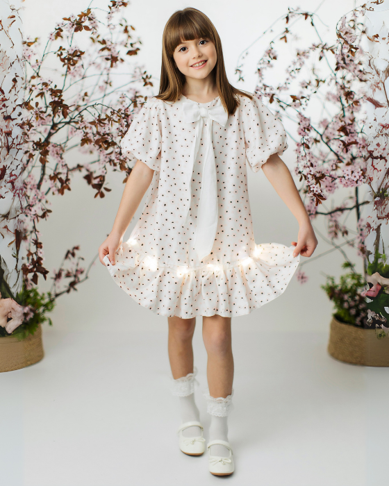 Rochița Albă de Bumbac de Școală / Grădiniță