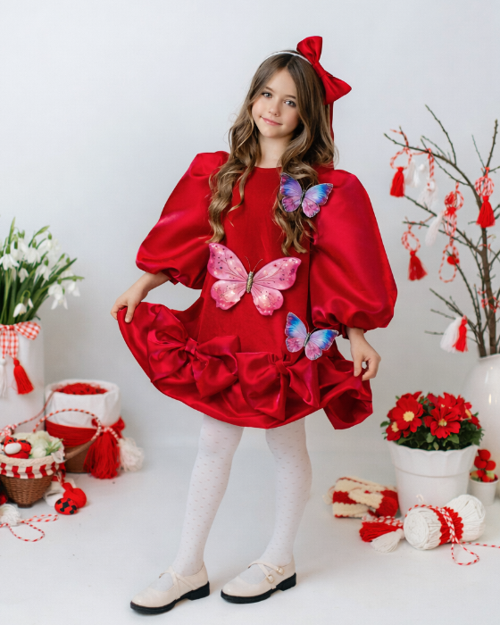 Rochita cu Fluturasi, cu Luminite, Primavara