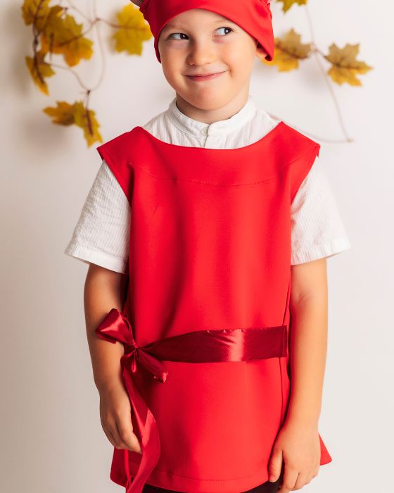 Vestă Roșie pentru Costumații, Universală, de Elf, Spiriduș