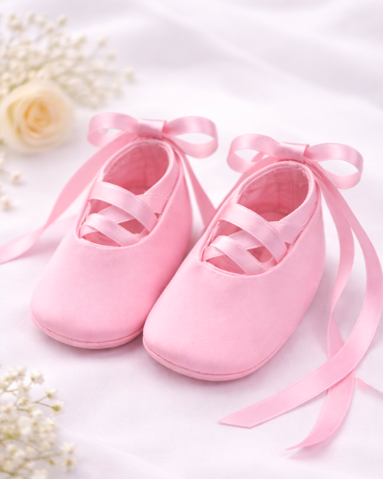 Christening Shoes, Pink