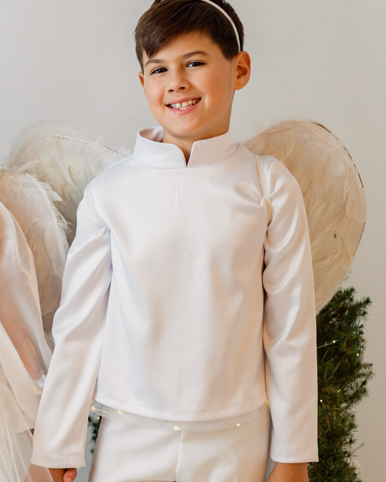 Bluza Alba, Baiat, Tunica