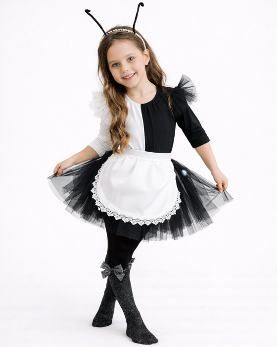 Costum Furnicuța Hărnicuța, 4 piese, Serbare, cu Luminite