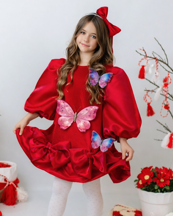 Rochita cu Fluturasi, cu Luminite, Primavara