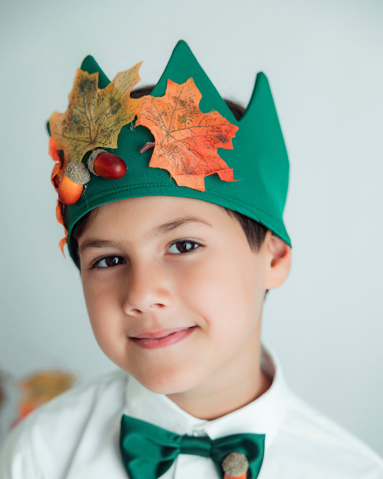 Papion Verde de Toamnă, cu ghindă