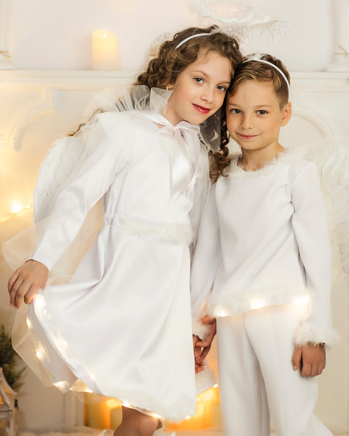 Rochița cu Luminițe, Albă, Înger /Fulg de Nea