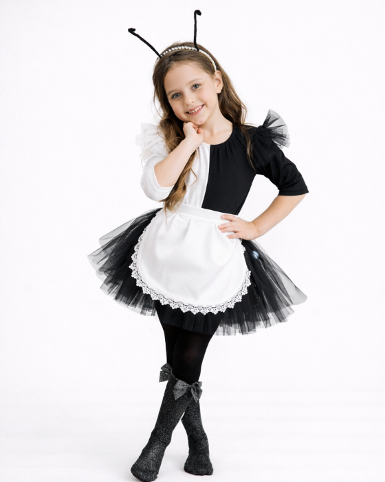 Costum Furnicuța Hărnicuța, 4 piese, Serbare, cu Luminite