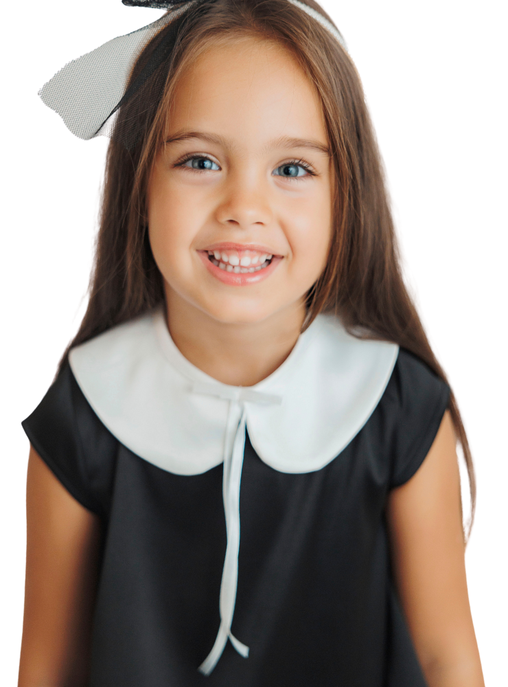 Guleraș Alb cu Fundiță