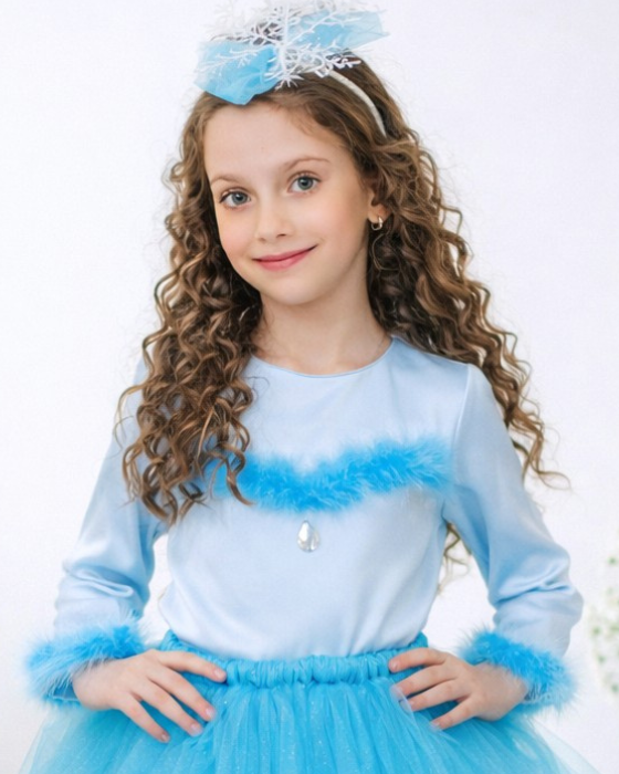 Bluzița Bleu de Prințesă Elsa