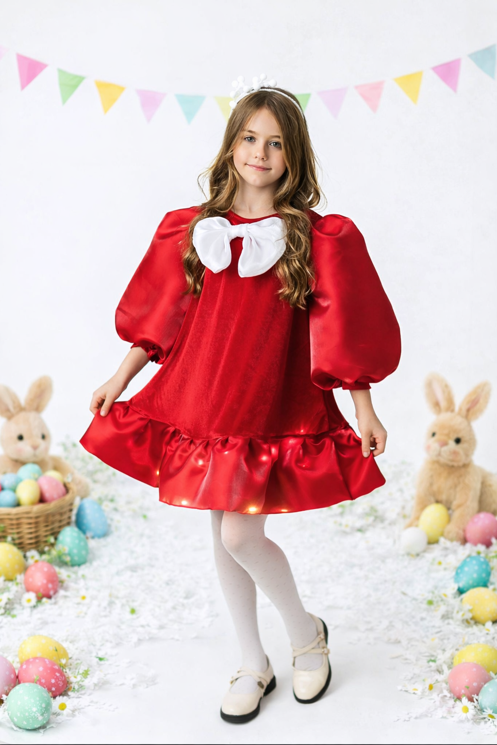 Rochiță cu Luminițe, Roșie cu Fundiță