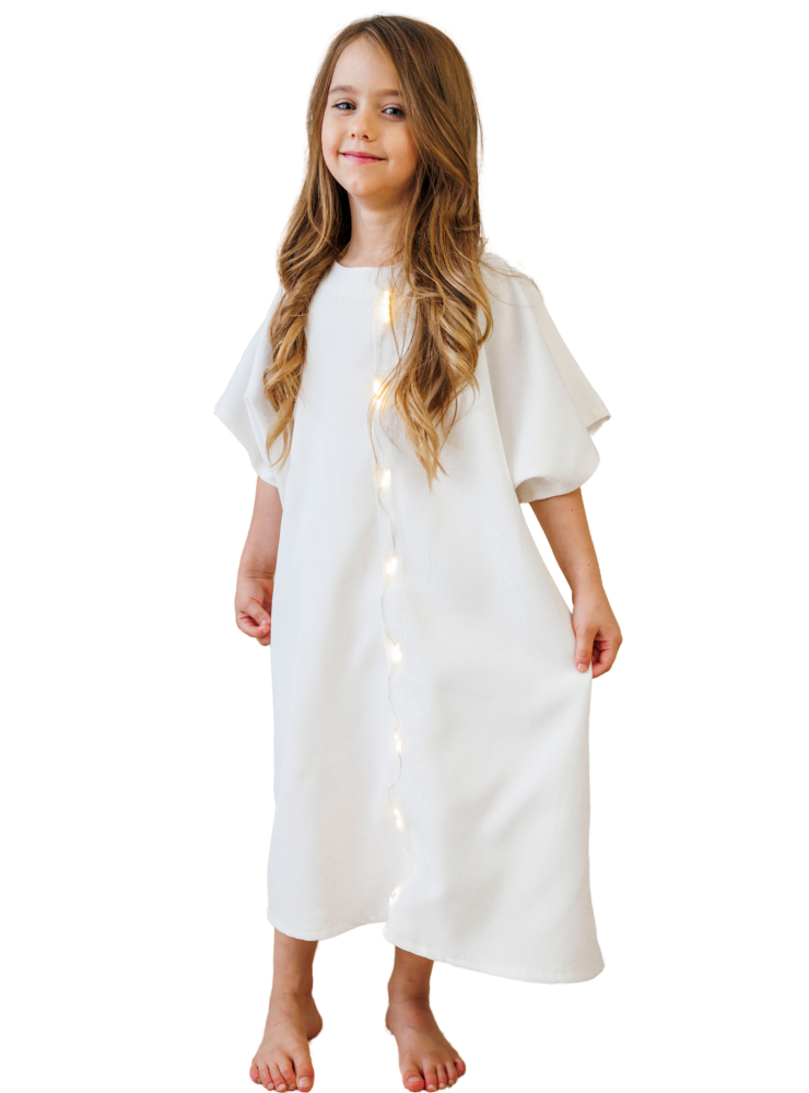 Rochiță cu Luminițe, Albă pentru Rol Serbare