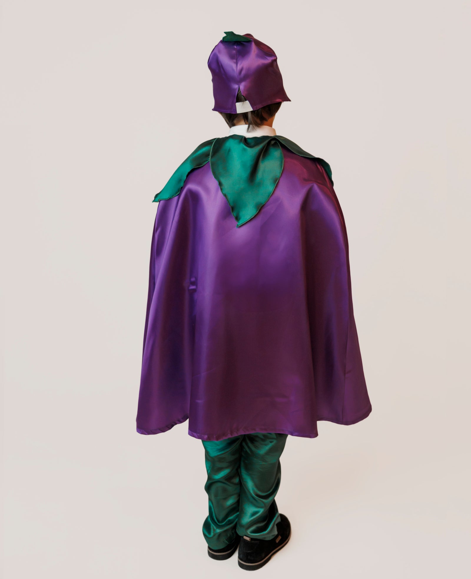 Costum cu Luminițe, Floare Mov (Brândușă, Toporaș, Violete), 3 Piese