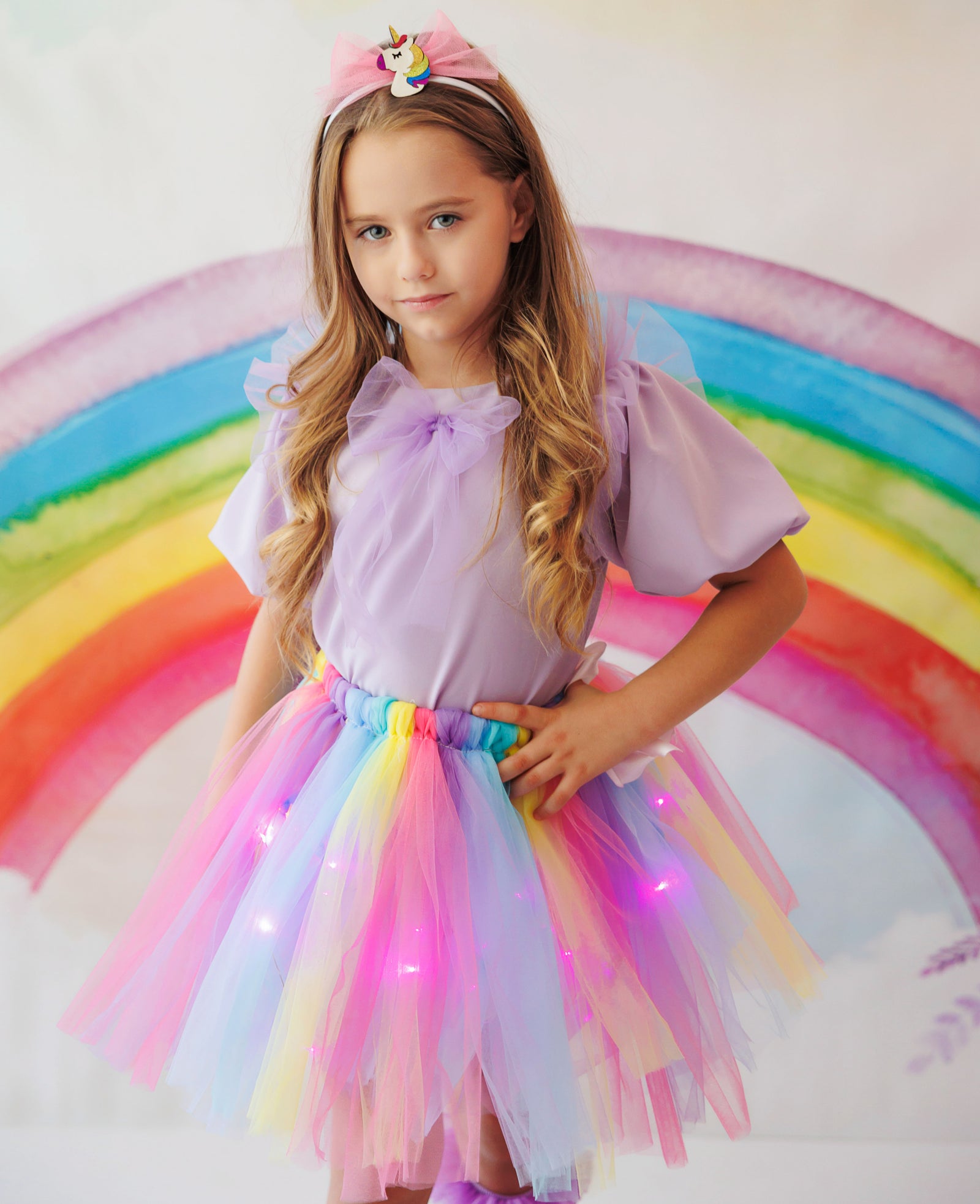 Fustița cu Luminițe, Curcubeu Pastelat