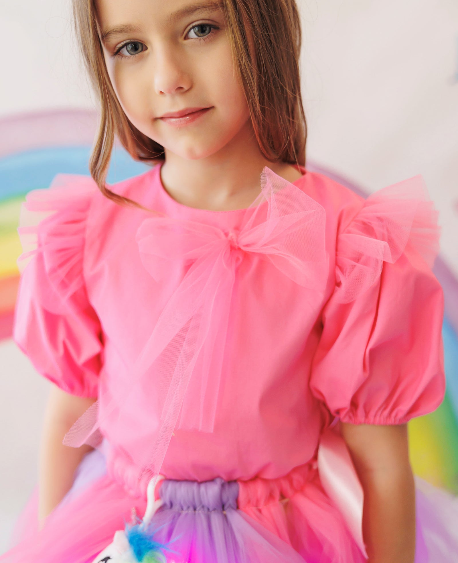 Princess Blouse, Candy Pink, Cotton
