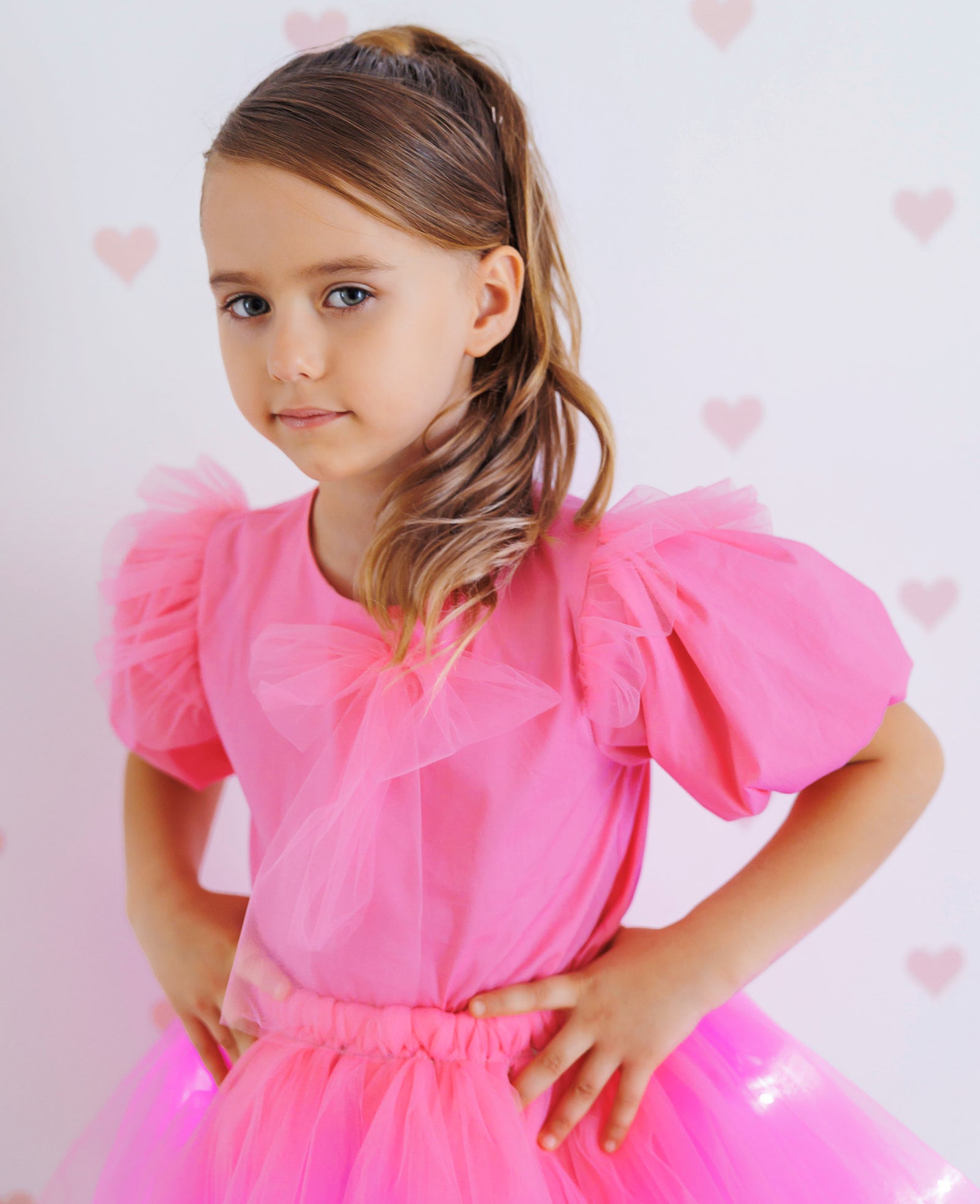 Princess Blouse, Candy Pink, Cotton